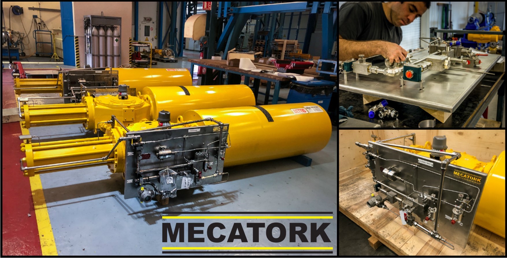 Bettis Actuators G8007.0-SR2 hydraulique avec panneau de pilotage ESDV & SDV.